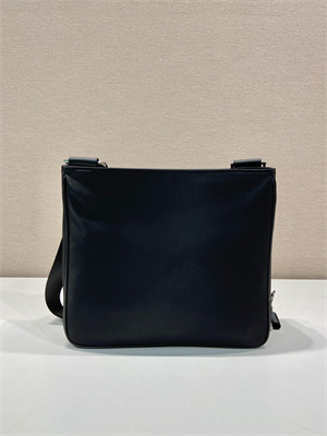Prada Re-Nylon and Saffiano shoulder bag In Black 2VH118