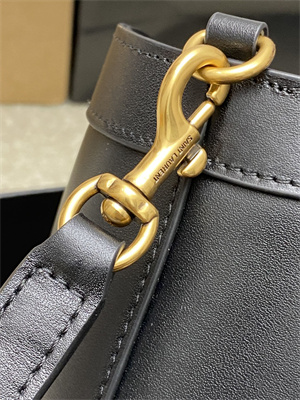 Y.S.L CELIA Mini Tote In Smooth Leather Black Color