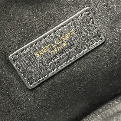 Y.S.L CELIA Mini Tote In Smooth Leather Black Color