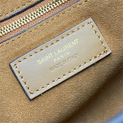 Y.S.L Niki BESACE In Leather Brick