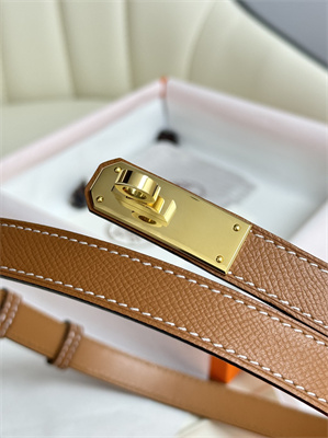 Hermes Kelly 18 Belt Epsom Leather Gold Hardware Gold