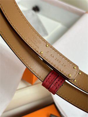 Hermes Kelly 18 Belt Epsom Leather Gold Hardware Red