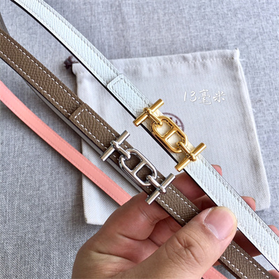 Hermes Ancre belt buckle & Reversible Epsom leather strap 13 mm All Colors