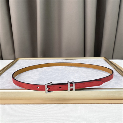 Hermes Pop H Guillochee 15 belt 15MM Cowhide Red