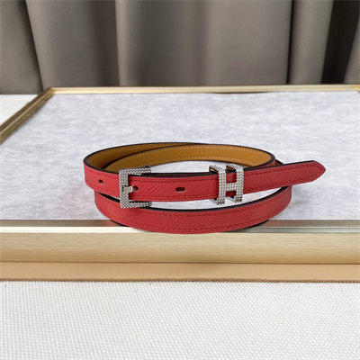 Hermes Pop H Guillochee 15 belt 15MM Cowhide Red