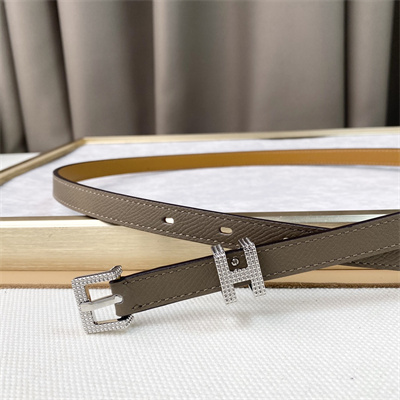 Hermes Pop H Guillochee 15 belt 15MM Cowhide Etoupe