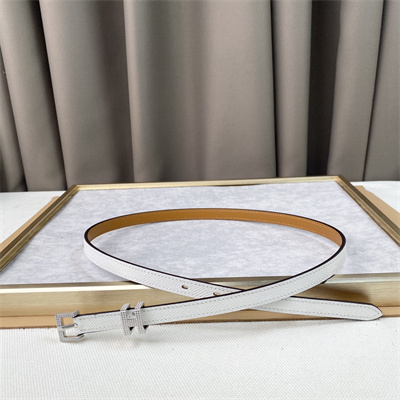Hermes Pop H Guillochee 15 belt 15MM Cowhide White