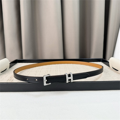 Hermes Pop H Guillochee 15 belt Cowhide Silver Tone Hardware Black/Brown