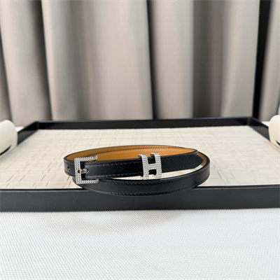 Hermes Pop H Guillochee 15 belt Cowhide Silver Tone Hardware Black/Brown