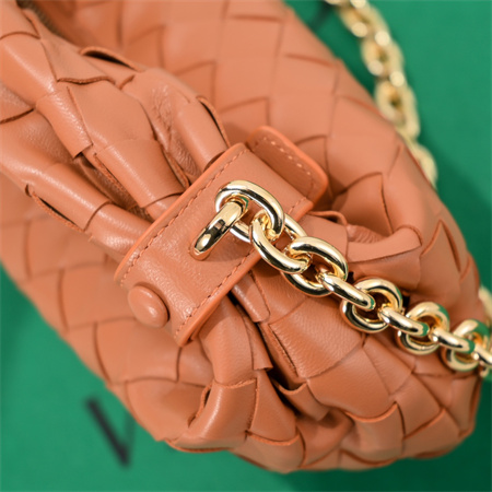 BV Mini Jodie With Chain In Lambskin Leather Clay Red