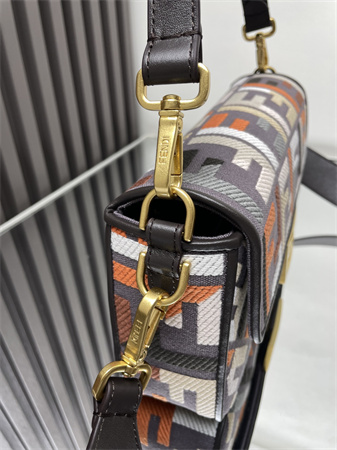 Fen.di Baguette Multicolor FF Canvas Bag