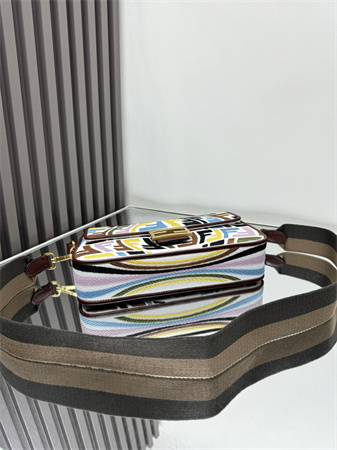 Fen.di Baguette Multicolor FF Canvas Bag
