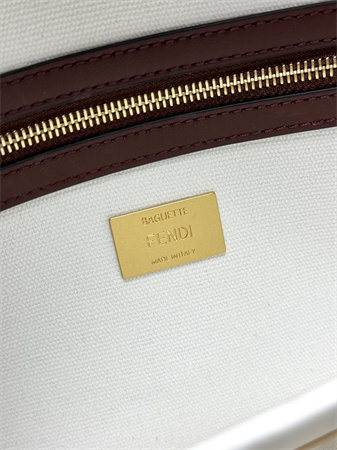 Fen.di Baguette Multicolor FF Canvas Bag