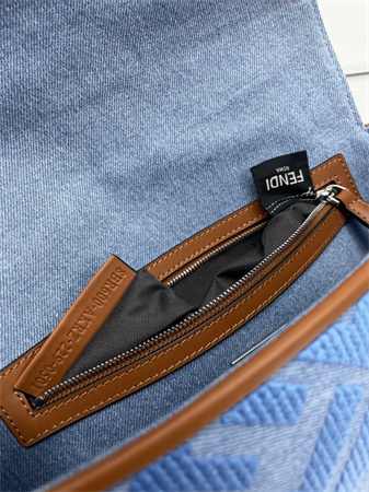 Fen.di Baguette FF Canvas Bag