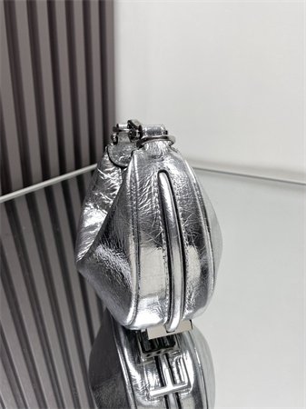 Fendigraphy Nano Leather Bag Silver/Silver