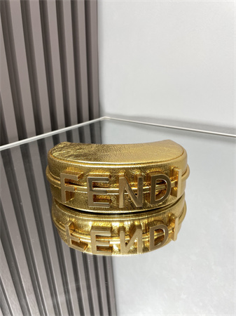 Fendigraphy Nano Leather Bag Gold