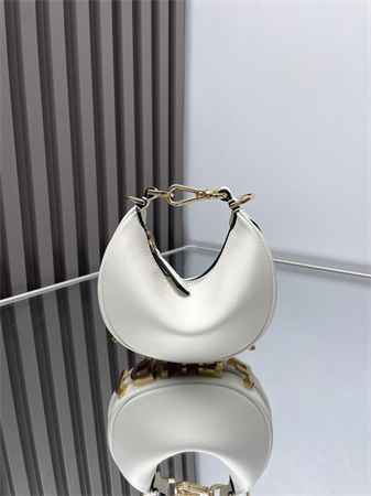 Fendigraphy Nano Leather Bag White