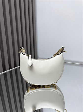 Fendigraphy Nano Leather Bag White