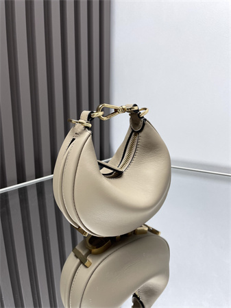 Fendigraphy Nano Leather Bag Dove Grey