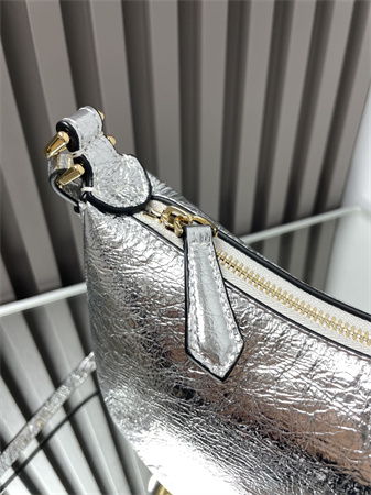 Fendigraphy Mini Leather Bag Silver/Gold