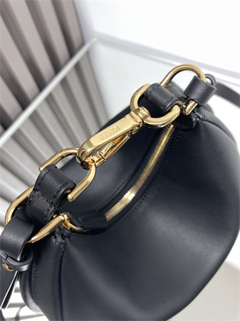 Fendigraphy Mini Leather Bag Black