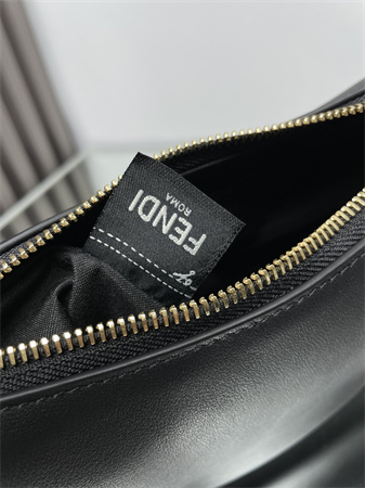 Fendigraphy Mini Leather Bag Black