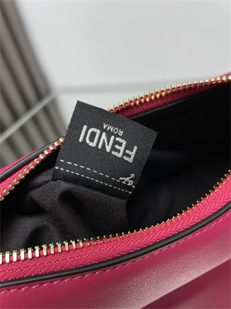 Fendigraphy Mini Leather Bag Hot Pink