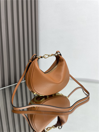 Fendigraphy Mini Leather Bag Brown