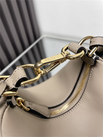 Fendigraphy Mini Leather Bag Dove Grey