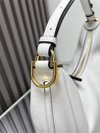 Fendigraphy Small Leather Bag White