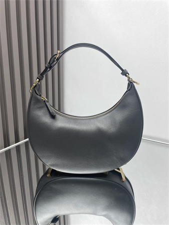 Fendigraphy Small Leather Bag Dk Grey