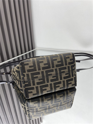 Fendi Roll Mini Tote Bag FF jacquard