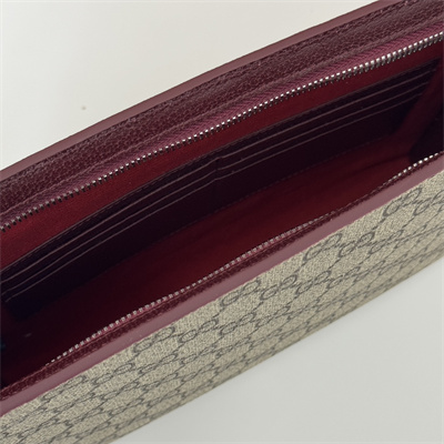 Gu.cci  Pouch With GG Details Supreme Canvas 768255