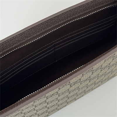 Gu.cci  Pouch With GG Details Supreme Canvas 768255