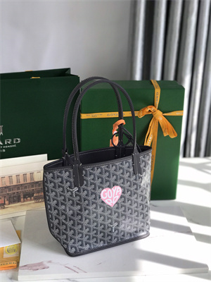 Goyard Anjou Mini Bag Chevroches Calfskin & Goyardine Canvas