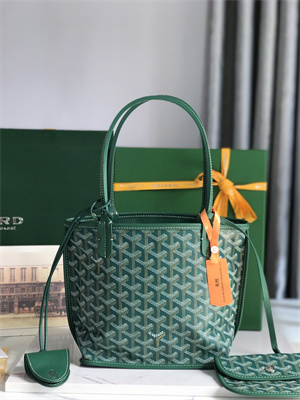 Goyard Anjou Mini Bag Chevroches Calfskin & Goyardine Canvas