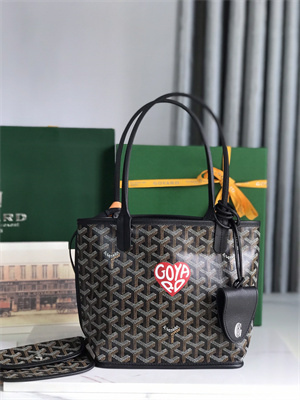 Goyard Anjou Mini Bag Chevroches Calfskin & Goyardine Canvas