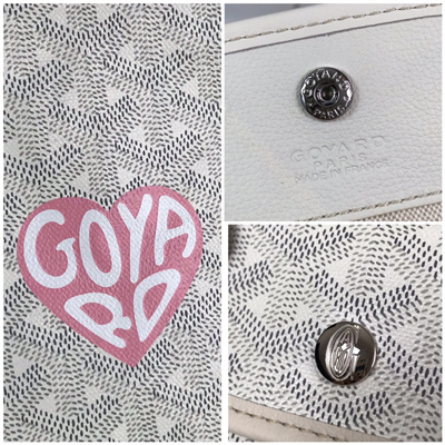 Goyard Anjou Mini Bag Chevroches Calfskin & Goyardine Canvas