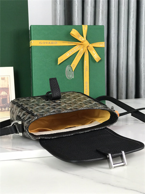 Goyard Grand Bleu PM Shoulder Bag Goyardine Canvas &  Calfskin