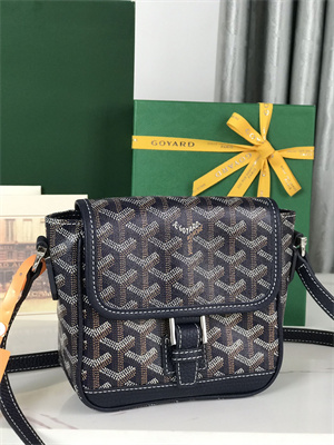 Goyard Grand Bleu PM Shoulder Bag Goyardine Canvas &  Calfskin