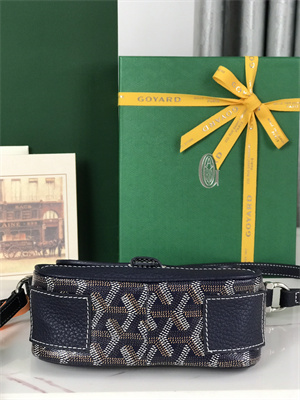 Goyard Grand Bleu PM Shoulder Bag Goyardine Canvas &  Calfskin