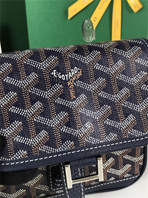 Goyard Grand Bleu PM Shoulder Bag Goyardine Canvas &  Calfskin