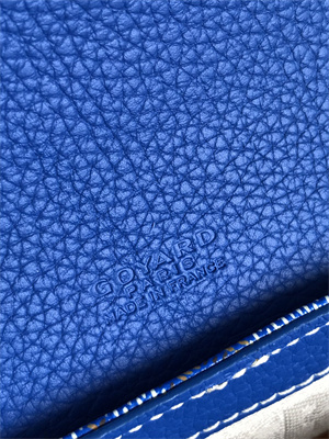 Goyard Grand Bleu PM Shoulder Bag Goyardine Canvas &  Calfskin