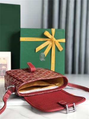 Goyard Grand Bleu PM Shoulder Bag Goyardine Canvas &  Calfskin