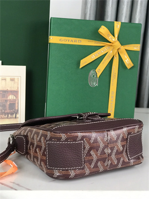 Goyard Grand Bleu PM Shoulder Bag Goyardine Canvas &  Calfskin