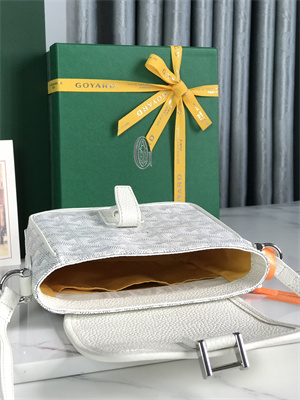 Goyard Grand Bleu PM Shoulder Bag Goyardine Canvas &  Calfskin