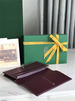 Goyard Richelieu Wallet Goyardine Canvas & Vauzelles Calfskin