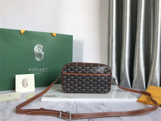 Goyard Cap-Vert PM Bag Goyardine Canvas & Cervon Calfskin