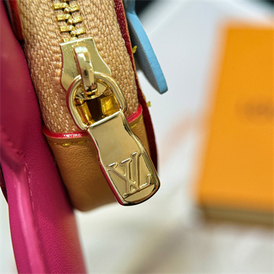 LV Vivienne Holiday Bag Charm Fuchsia