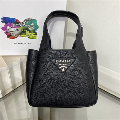 Prada Leather Mini Bag Black 1BA349